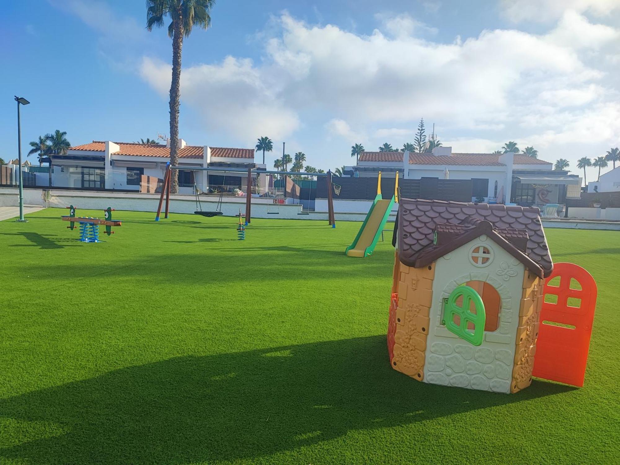 Bungalow Maspalomas Golf Con Jacuzzi, Piscina Y Jardin San Bartolomé Zewnętrze zdjęcie